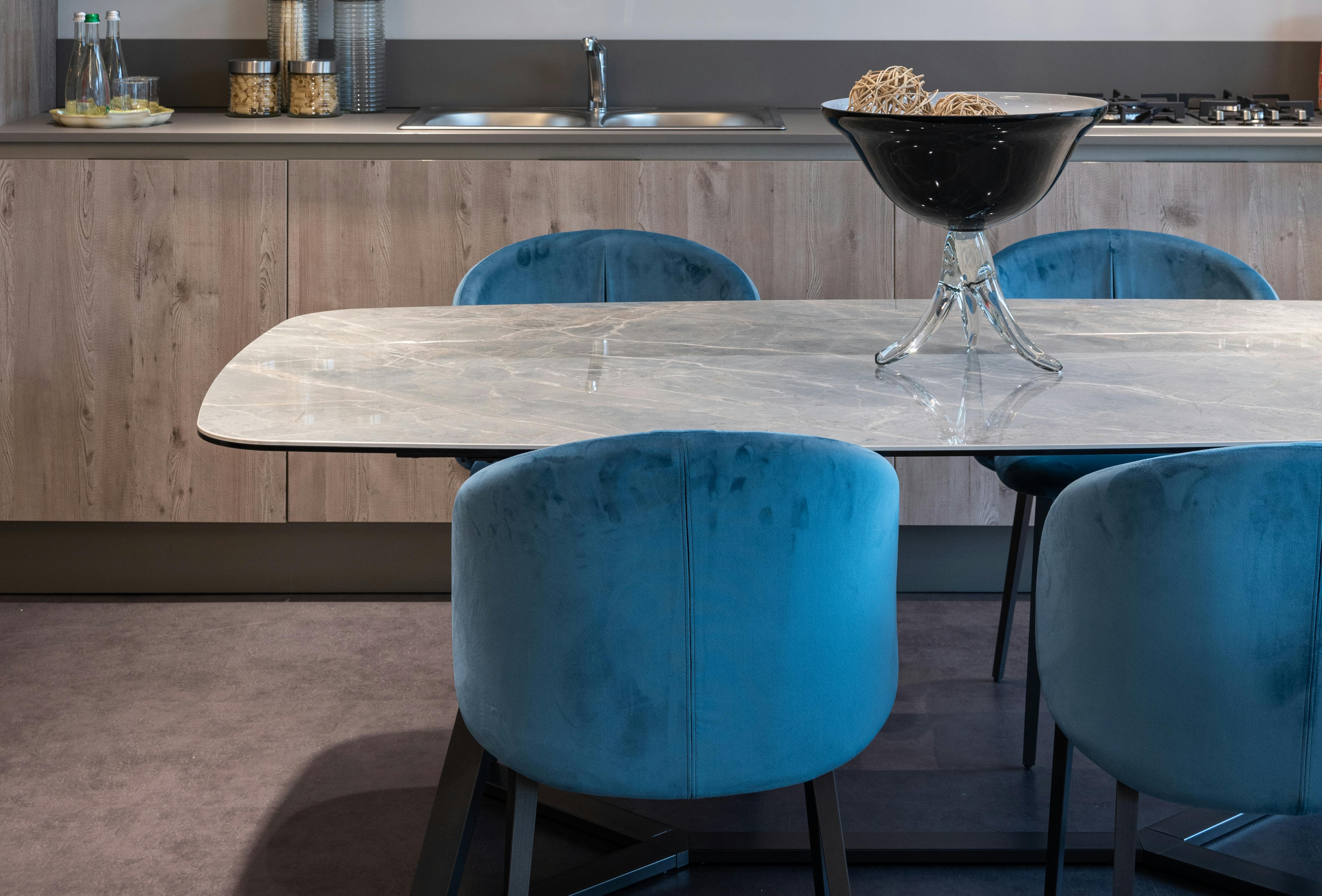 Blue modern chair