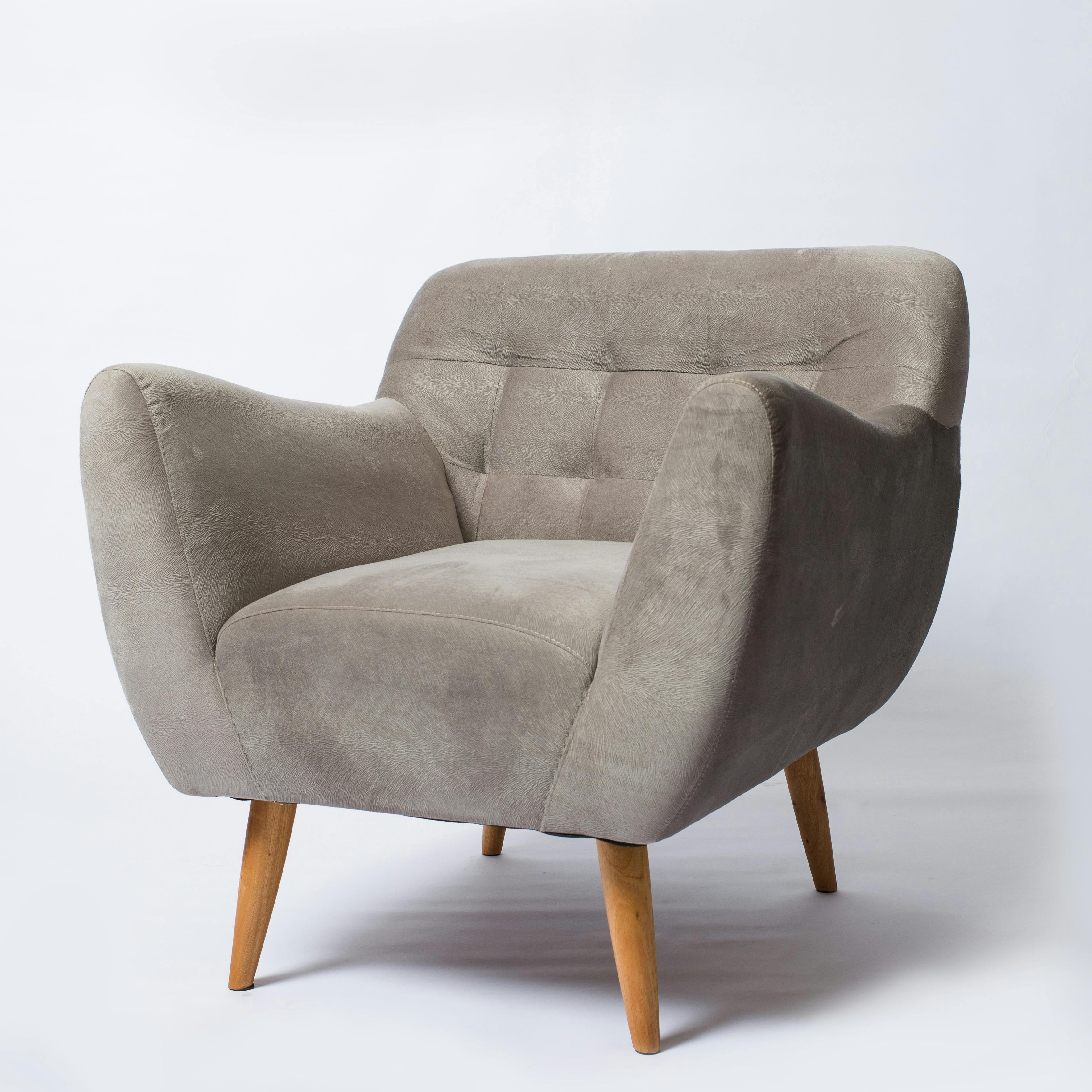 Grey armchair